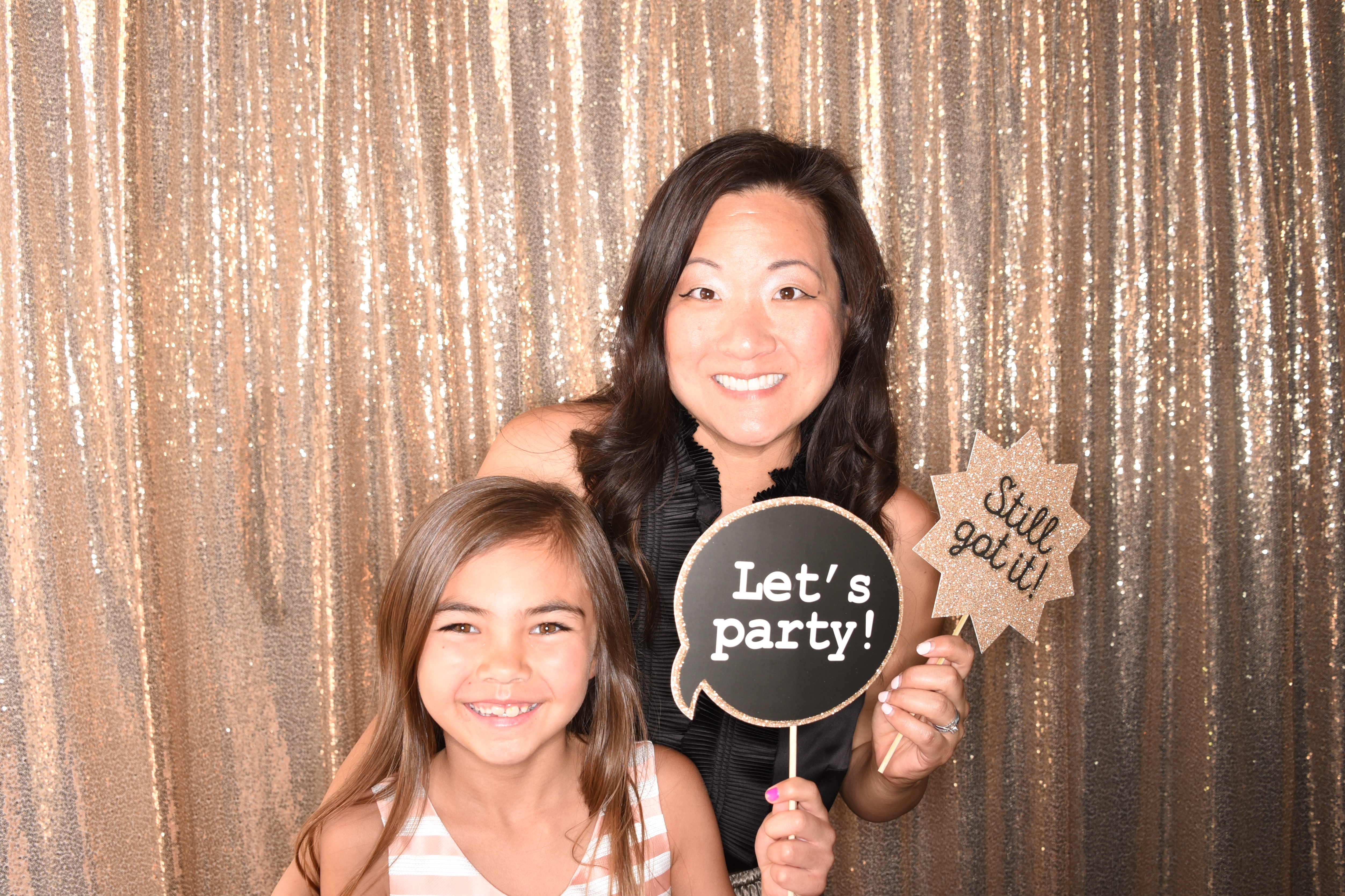Champagne sequin photo booth backdrop